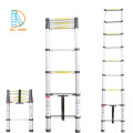 Escalera telescópica de aluminio 8 pasos 2.6m con EN131-6.